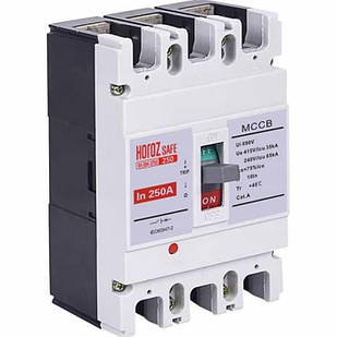 Шафовий автоматичний вимикач SAFE 250А 3P С 114-004-3250-010 HOROZ ELECTRIC