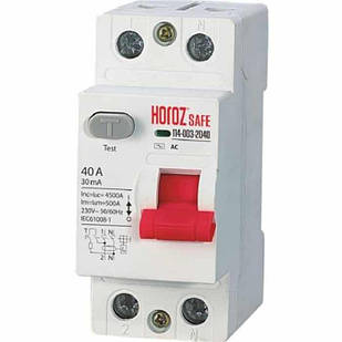 ПЗВ SAFE 40А 2P 114-003-2040-010 HOROZ ELECTRIC
