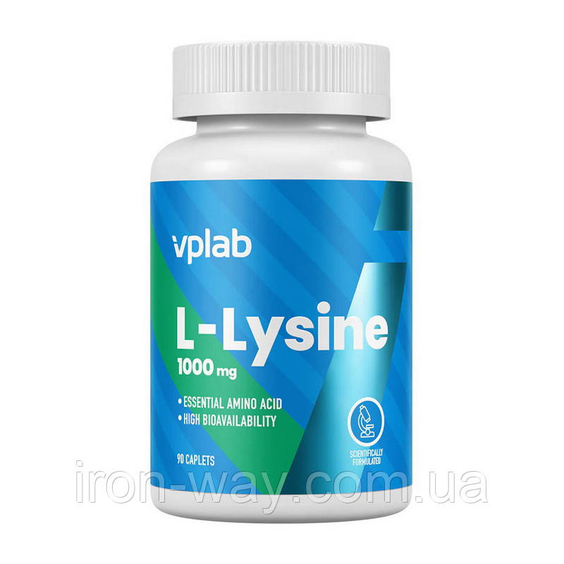 VPLabs L-Lysine 1000 mg (90 caplets)