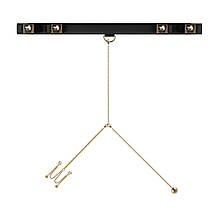 Розпірка для рук і ніг з ланцюжком для клітора та вагінальною кулькою, фото 2