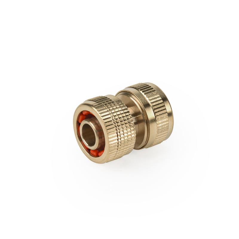 Муфта, з'єднувач для шлангів 1/2", 5/8", латунний, 
BR-2100