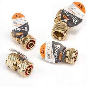 Муфта, з'єднувач для шлангів 1/2", 5/8", латунний,
BR-2100, фото 3