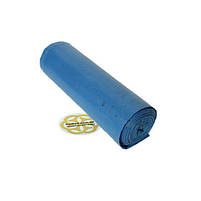 Пакети для збору сміття "ПАПЕР" 120 Л, 100 мкм, рулон 10 шт, синій Sanpreis, фото 2