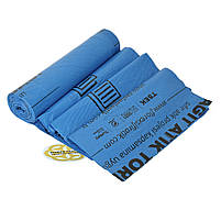 Пакети для збору сміття "ПАПЕР" 120 Л, 100 мкм, рулон 10 шт, синій Sanpreis, фото 3