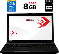 Ноутбук Toshiba Tecra A50-A / 15.6" (1366x768) TN / Intel Core i3-4000M (2 (4) ядра по 2.4 GHz) / 8 GB DDR3 /