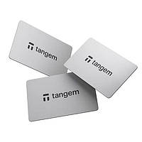 Крипто-гаманець Tangem Wallet 2.0 набір з 3 карток White (TG128X3-W)