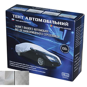 Тент автомобільний CC11105 M, Polyester, сірий, 432х165х120 (F 170T/F 14062 M)