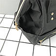 Текстильний рюкзак з ручками и шлейками С71-0584 Чорний, фото 6
