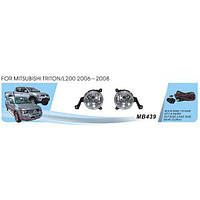 Фары доп.модель Mitsubishi Triton/L200 2006-08/MB-439W/9006-55W/эл.проводка