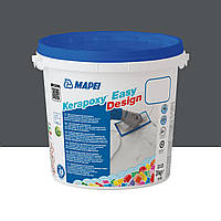 Эпоксидный шовный заполнитель (фуга) MAPEI KERAPOXY EASY DESIGN №114, антрацит, 3 кг (5KB011403)