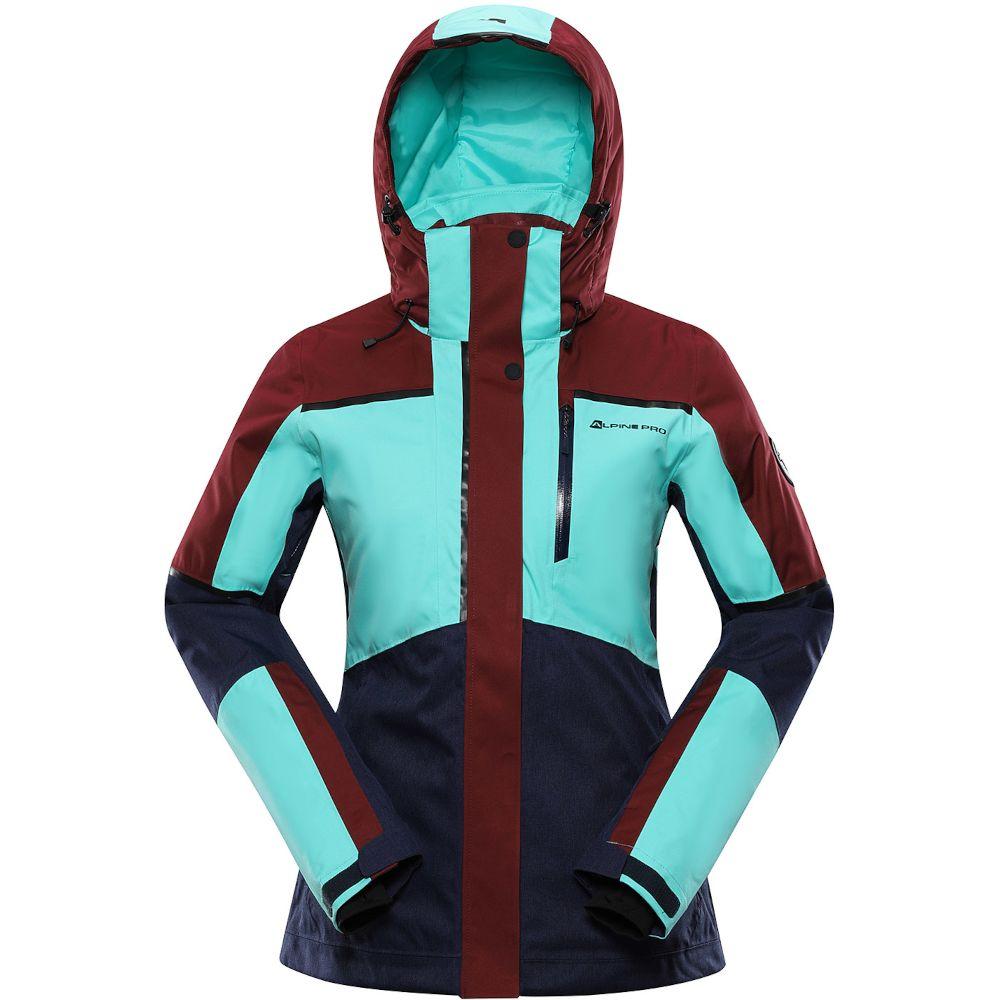 Куртка Alpine Pro Malefa женская 547 XS бирюзовая/синяя - фото 1 - id-p2098231357
