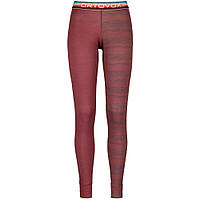 Термоштаны Ortovox 185 Rock-n-Wool Long Pants Wms женские mountain rose XS бордовые