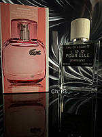 Міні парфум Lacoste L. 12.12 Pour Elle Sparkling в подарунковій упаковці 90 мл
