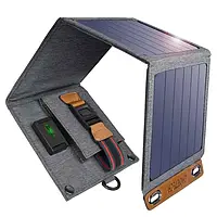 Портативний зарядний пристрій сонячна панель Choetech 14W (вихід USB-A 5V/2.4A)