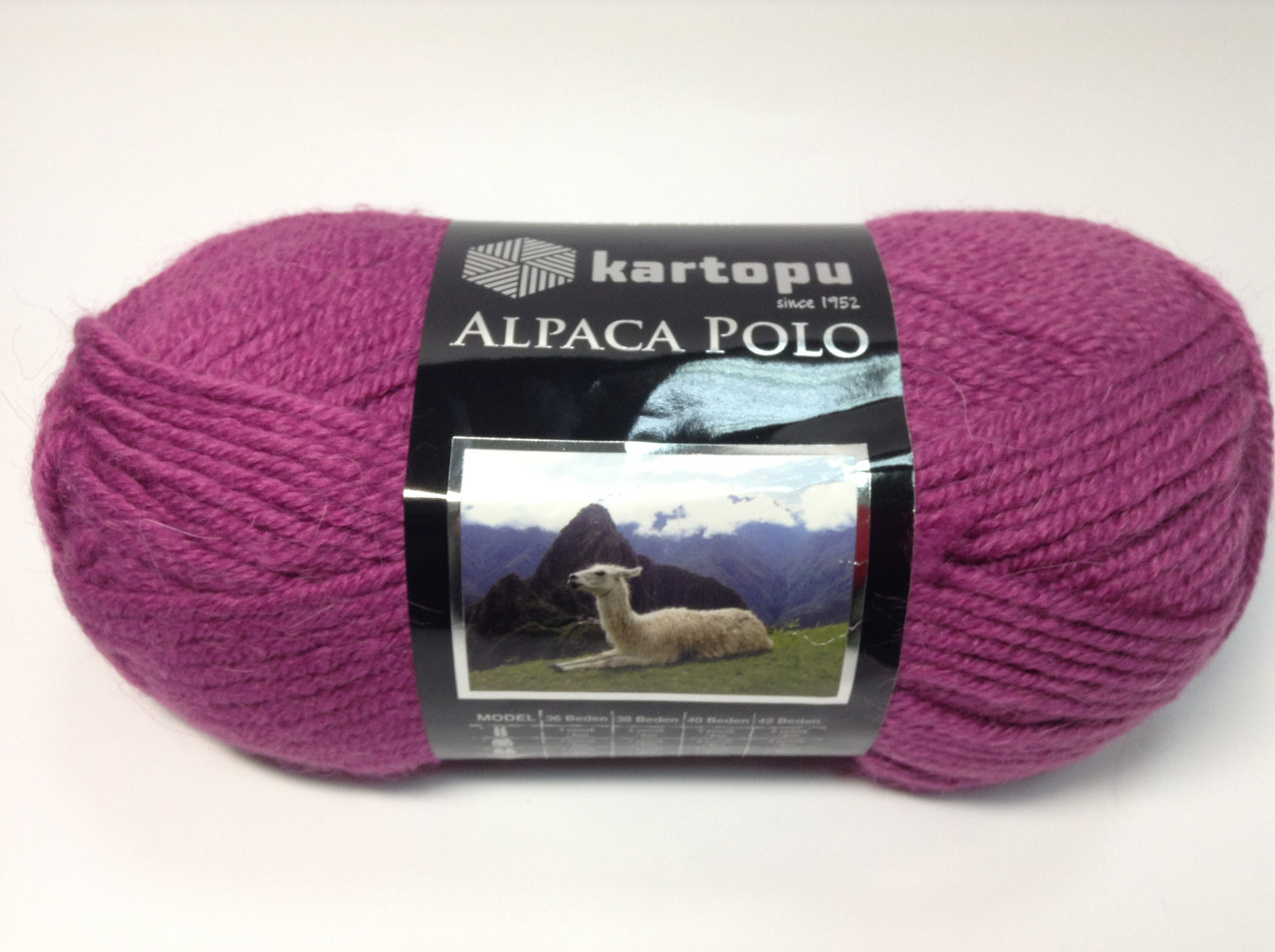 Пряжа alpaca polo - колір малиновий