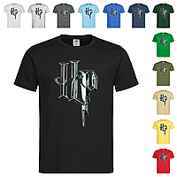 Черная мужская/унисекс футболка С принтом Harry Potter (12-3-20)