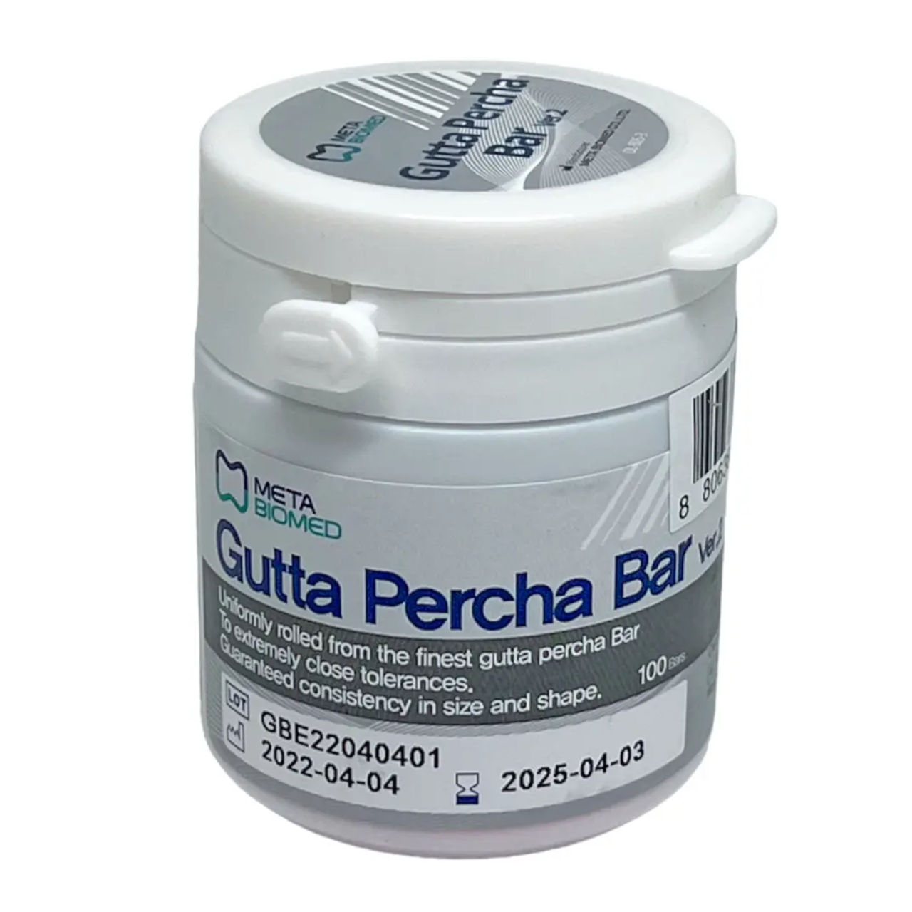 Гутаперчеві валики (Gutta Percha Bar) Meta Biomed 100 шт., фото 1