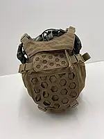 Тактический рюкзак военный штурмовой чёрный с креплением паук для шлема 15л. Армейский рюкзак для военных Койот