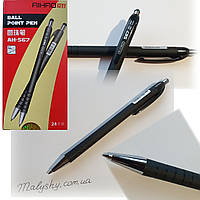 Ручка масляна 0,7мм / ЧОРНА / AIHAO Original / кулькова автоматична на кнопці / айхао  AH-567