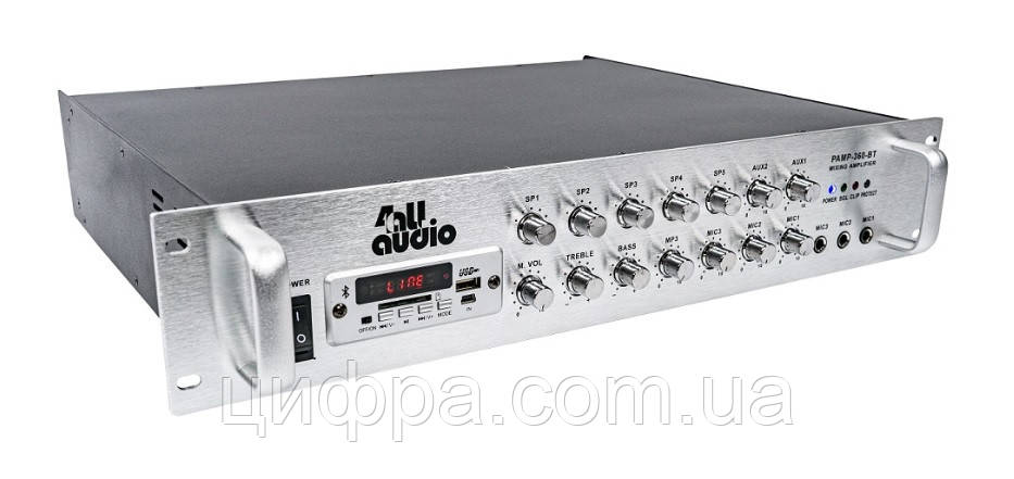 Трансляційний підсилювач потужності 4all Audio PAMP-360-5Zi BT