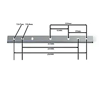 Ножі для фуговально-рейсмусового верстата Титан PFRS 12 (305 мм), фото 2