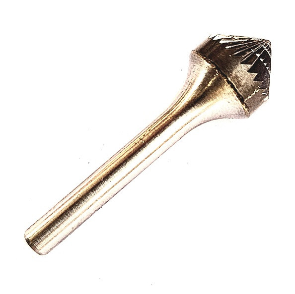 Борфреза твердосплавна тип К 12х7х6x65мм (зенкiвка 90 градусiв), фото 1