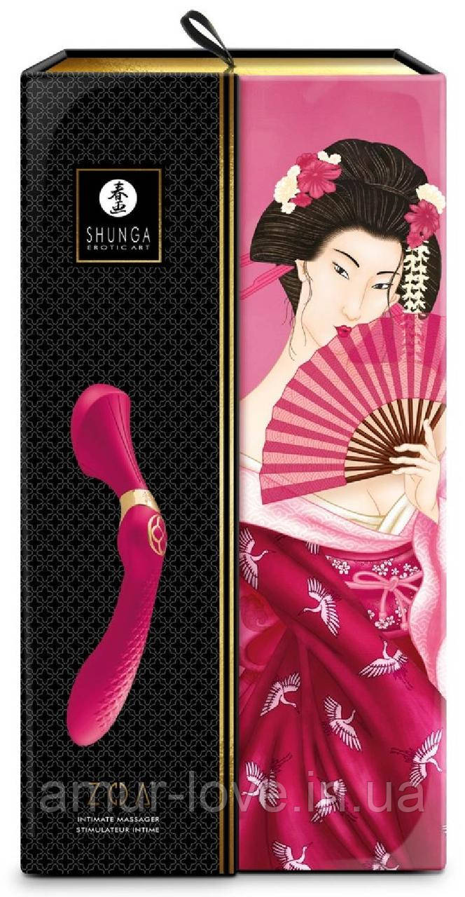 Вібратор Shunga Zoa Raspberry, фото 1