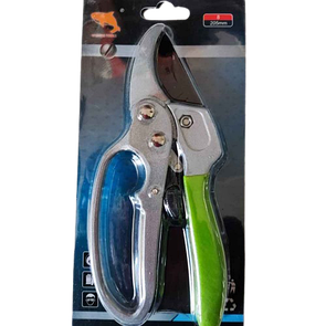 Секатор для різання гілок 200 мм ,діаметр зрізу 18 мм з храповим механізмом