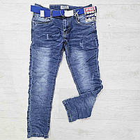 Джинсові брюки для хлопчика оптом, S&D, 4-12 лет, № DT-1042, фото 3