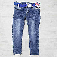 Джинсові брюки для хлопчика оптом, S&D, 4-12 лет, № DT-1042, фото 4
