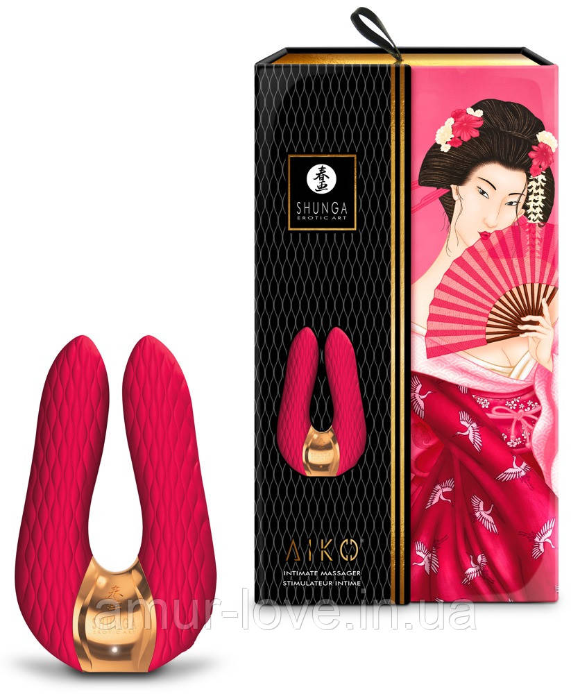 Подвійний вібратор Shunga Aiko Raspberry