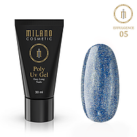 Poly Gel 30ml Milano EFFULGENCE №03 акрігель для нарощування нігтів полігель Мілано