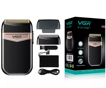 Електробритва VGR V-331 шейвер для сухого та вологого гоління