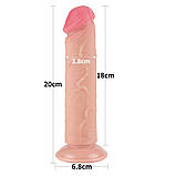 Фалоімітатор Dual Layer Dong Flesh, фото 7