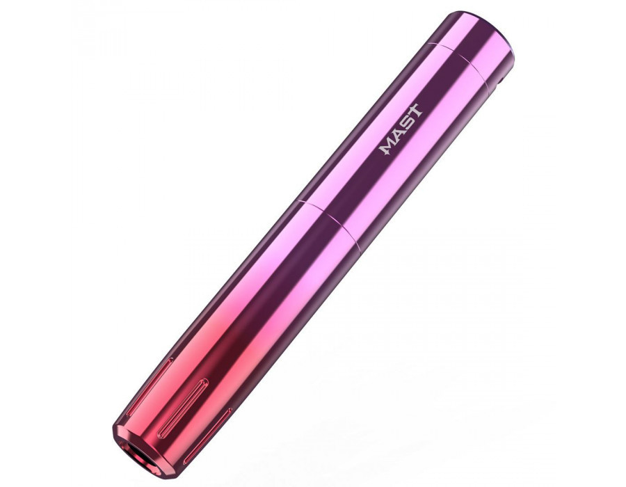 Тату машинка Mast Tour Y22 WQP-007 бездротова (Red-pink)