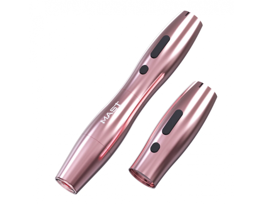 Тату машинка Dragonhawk MAST P20 WQP-021 бездротова з додатковим акумулятором (Pink)