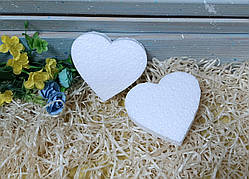 Акція! Набір 2шт серце плоске 9см, пінопласт