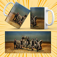 Чашка керамічна Біла K-Pop (G)I-dle 330 мл