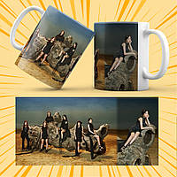 Чашка керамічна Біла K-Pop (G)I-dle 330 мл 005