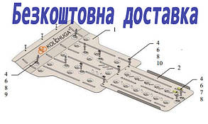Захист двигуна Lincoln Aviator (2019-) (Захист двигуна Лінкольн Авіатор) Кольчуга