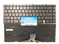 Оригінальна клавіатура для ноутбука HP Envy x360 15-eu, 15-es, 15m-eu, 15m-es series, rus, black, підсвітка