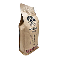 Кофе в зернах Бразилия Santos Арабика 100% (свежая обжарка) 1 кг