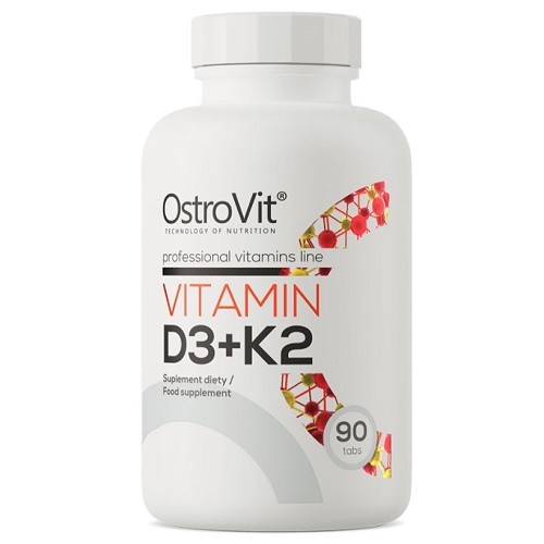 Вітаміни і мінерали OstroVit Vitamin D3+K2 (90 таблеток.)