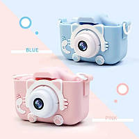 Цифровий дитячий фотоапарат Baby Photo Camera Cartoon Cat Top