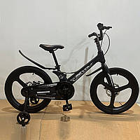 Велосипед детский двухколесный 20" дюймов Corso "REVOLT" MG-20405 магниевая рама, литые диски, черный