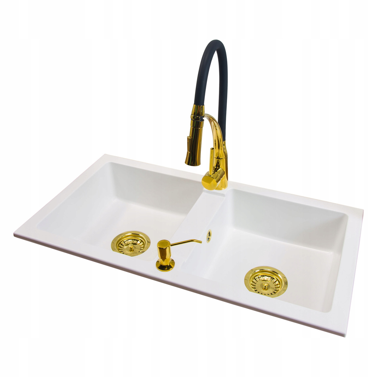 Кухонна мийка  Brado BORYS NEXO + диспенсер