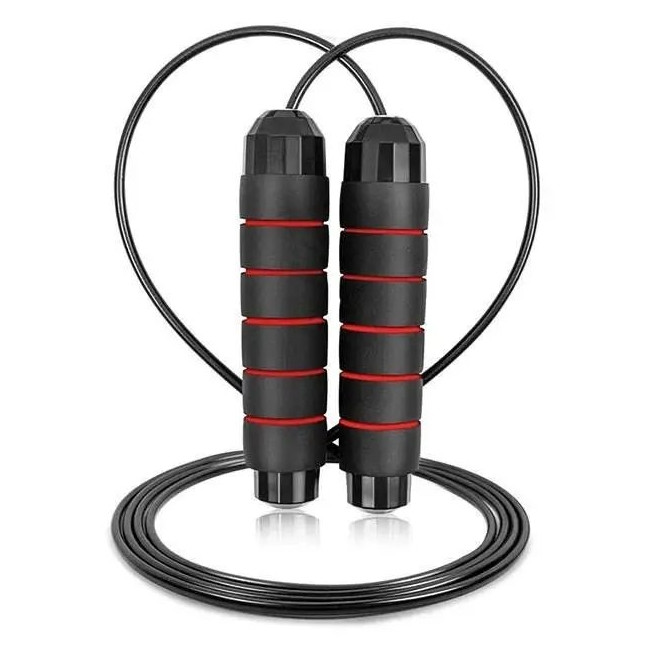 Скакалка швидкісна Power Play 4210 2.7 м Black/Red EXP