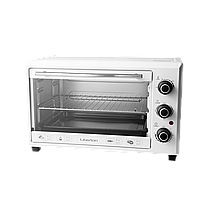 Електродуховка Liberton LEO-351 WHITE 1800Вт, об'єм 35л, 3 режими, макс. температура 250°C, таймер, білий, фото 4