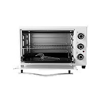 Електродуховка Liberton LEO-351 WHITE 1800Вт, об'єм 35л, 3 режими, макс. температура 250°C, таймер, білий, фото 3