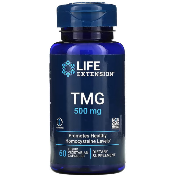 Life Extension TMG 500 mg 60 Veg Caps